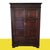 Vintage Brown Wooden Wardrobe For Sale - Image 12 of 12