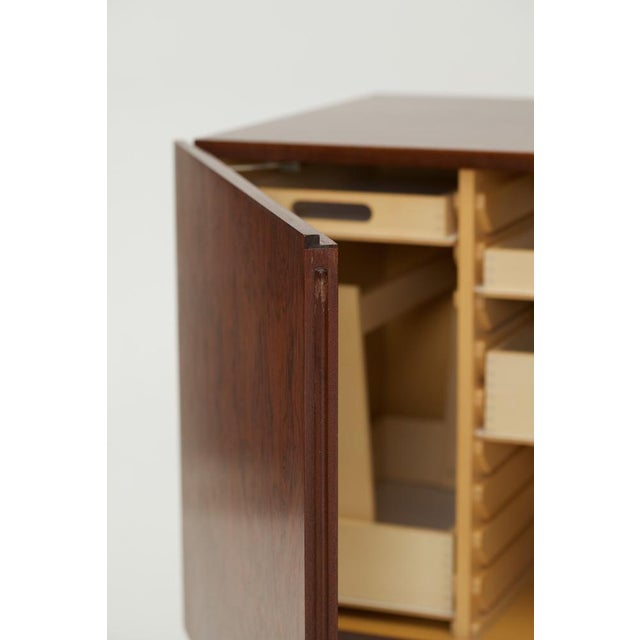 B40 Minimalist Sideboard in Rosewood by Dieter Wäckerlin for Behr, 1950s For Sale - Image 9 of 14