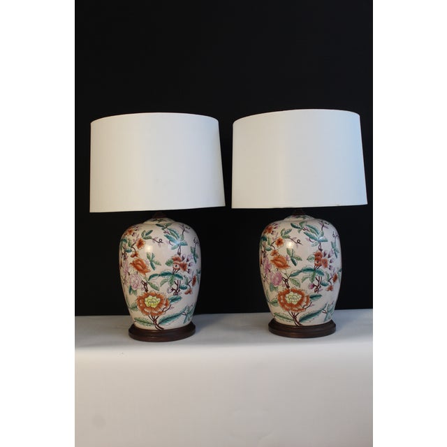 Early 20th Century Chinese Imari Style Lamps - a Pair For Sale - Image 12 of 12