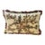 Silk Velvet Bed Pillow W/ 19th C. Appliqué For Sale