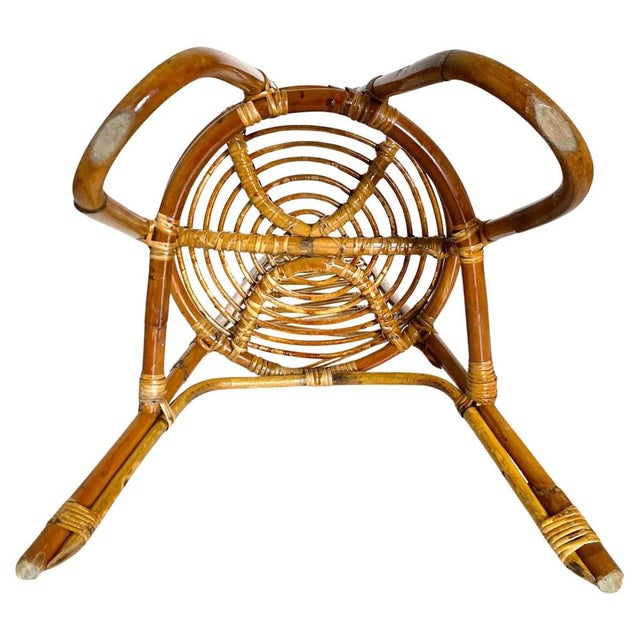 Set of Bamboo Chairs, 1960s For Sale - Image 16 of 18