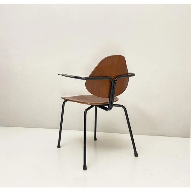 Chair attributed to Campo E Graffi, 1950s, in Flawless conditions. Designed 1950 to 1959 This piece is attributed to the...