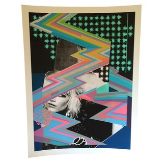 Signed Blondie Silkscreen Poster For Sale