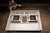 Massive porcelain enamel coller front section with raised-letter signage reading "FRESH MEATS", accompanied by twin...
