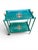 Green Folding Green Trolley with Floral Decor, 1960s-1970s For Sale - Image 8 of 12