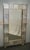2000 - 2009 Mid-Century Italian Murano Silver Art Glass and Brass Console Wall Mirror For Sale - Image 5 of 11