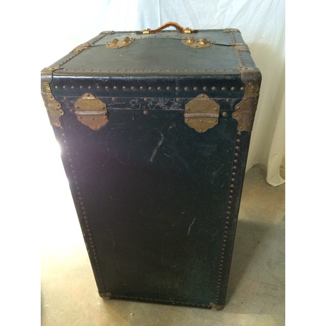 Antique Seward Travel Wardrobe Steamer Trunk Chairish