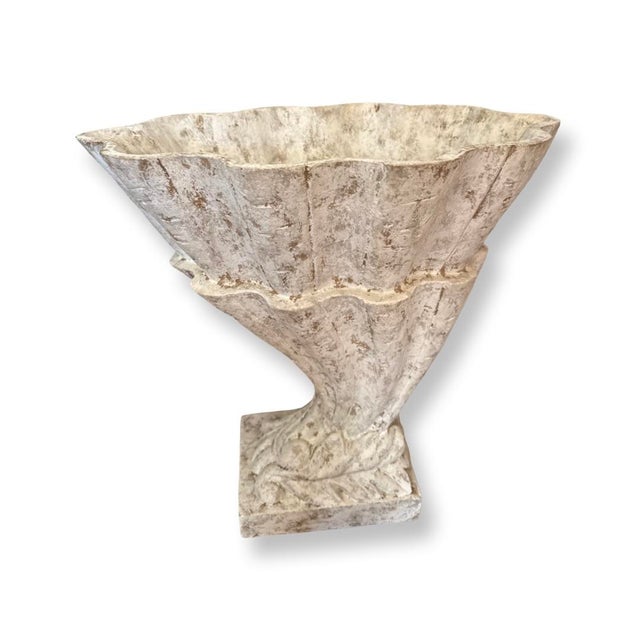 Mediterranean Vintage Fiber Glass Horns of Plenty - A Pair For Sale - Image 3 of 6