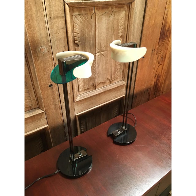Fritz Table Lamps by Perry King & Santiago Miranda for Arteluce-A Pair For Sale - Image 12 of 12
