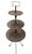 Vintage 3-Tier Dark Bronze Metal Plant Stand & Tiered Display Tower For Sale In West Palm - Image 6 of 12