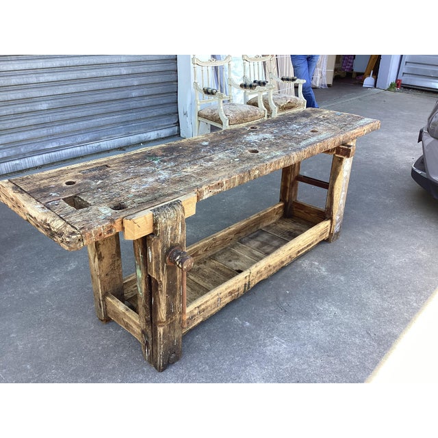French Artisan Bench/Console For Sale - Image 13 of 13