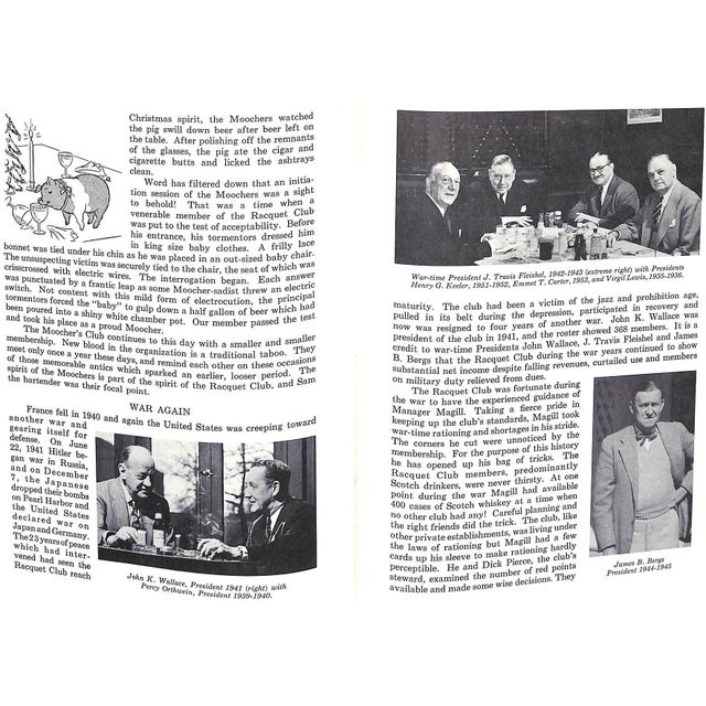 White The Racquet Club Saint Louis 1906-1956 For Sale - Image 8 of 11