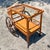 Wood Mid 20th Century Vintage Coastal Bent Rattan Bar Cart For Sale - Image 7 of 8