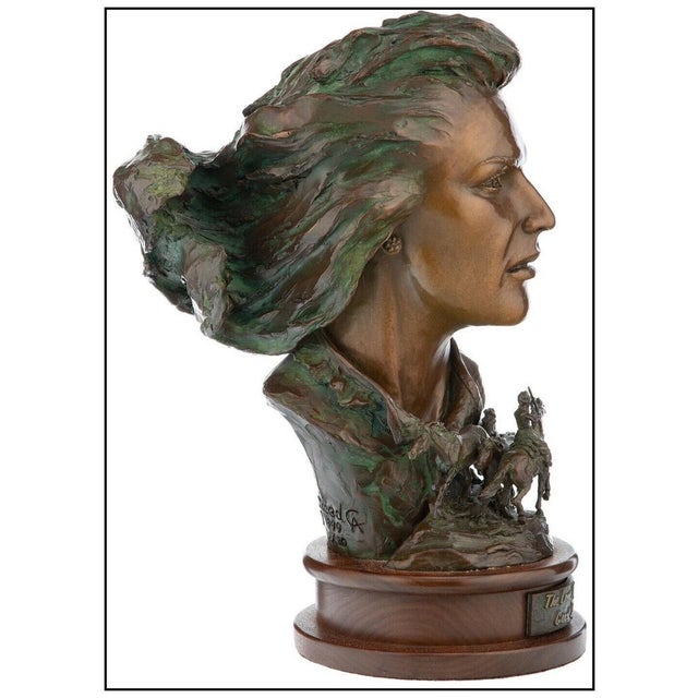 The artwork here, "The Lone Defender", is a remarkable depiction of Clara Shortridge Foltz, a California attorney who...