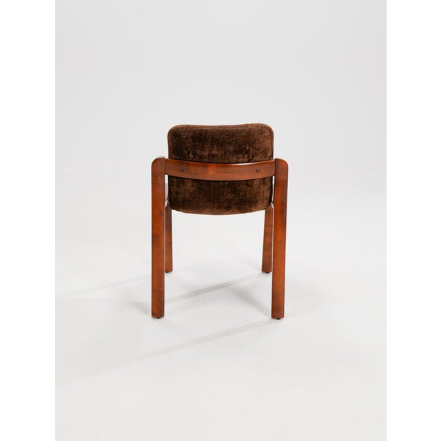 Wood Vintage Italian Wooden Chairs, 1980s, Set of 5 For Sale - Image 7 of 11