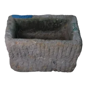 20" Inch Long Hand Chiseled Stone Trough 24-23