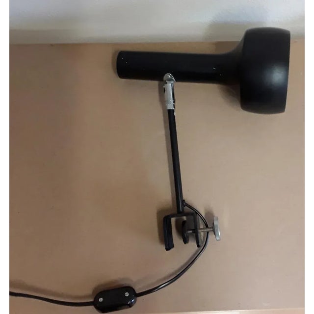 1970s Vintage Adjustable Wall Lamp with Clamping Device for Wall Bar, 1970s For Sale - Image 5 of 5