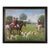 Mid 20th Century The Fox Hunt English Sporting Oil on Canvas Signed HK Hobbs For Sale