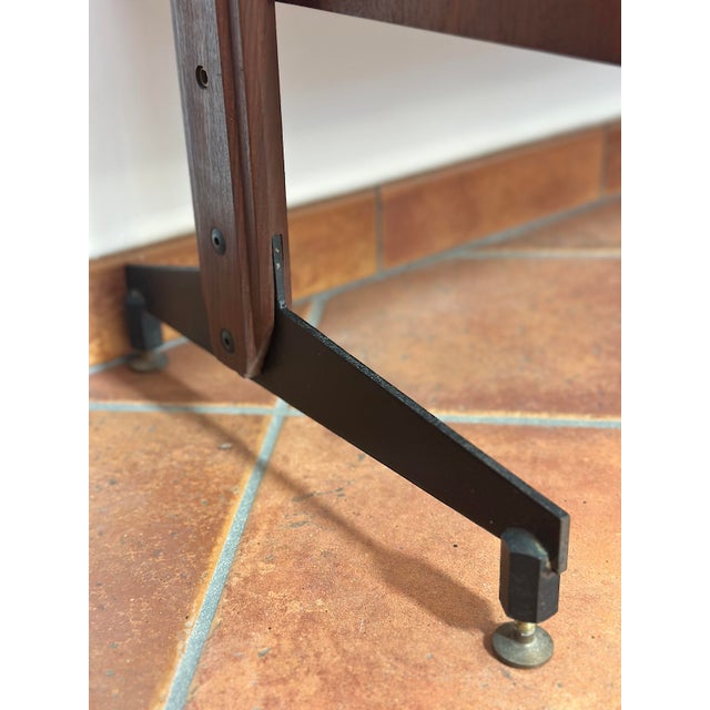 Vintage 3-Bay Double-Sided Bookcase, Italy, 1960s For Sale - Image 6 of 18