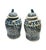 Chinoiserie Large Chinoiserie Blue and White Porcelain Ginger Jars -Pair For Sale - Image 3 of 7