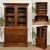 19th-century Victorian mahogany bookcase (two sections) - H=2.11m W=1.20m D=47cm