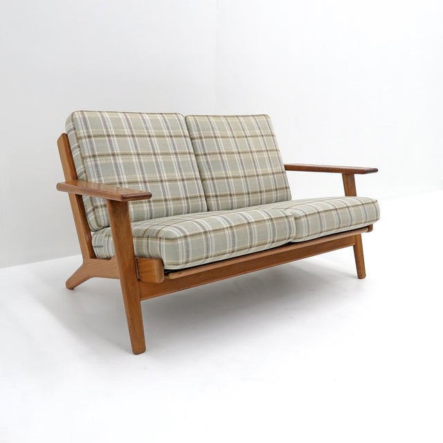 1950s Hans J. Wegner Sofa Model Ge-290/2, 1950 For Sale - Image 5 of 10