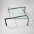 Glass and metal coffee table designed by Paolo Tilche for Arform, Italian production from the 1960s. An essential and...