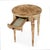 2020s Archer 20 in. W Round Burl Wood 1 Drawer Side Table, Light Brown Burl For Sale - Image 5 of 11