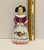 White Mid Century French Faience Figural Figurine Traditional Costume and Headdress For Sale - Image 8 of 8