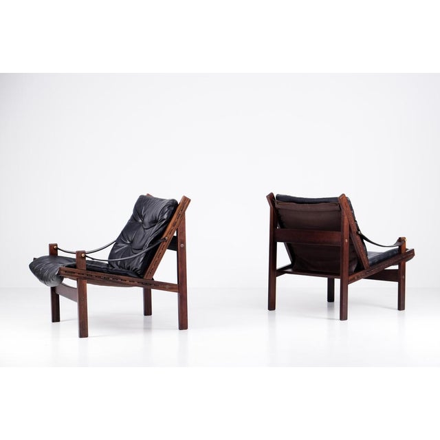Hunter Easy Chair attributed to Torbjørn Afdal, 1960s For Sale - Image 13 of 14
