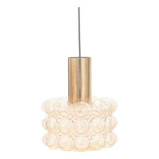 Mid-Century Bubble Glass Pendant Light by Helena Tynell for Limburg, Germany, 1960s For Sale