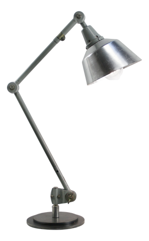 Vintage Industrial Metal Desk Light by Curt Fischer for Midgard