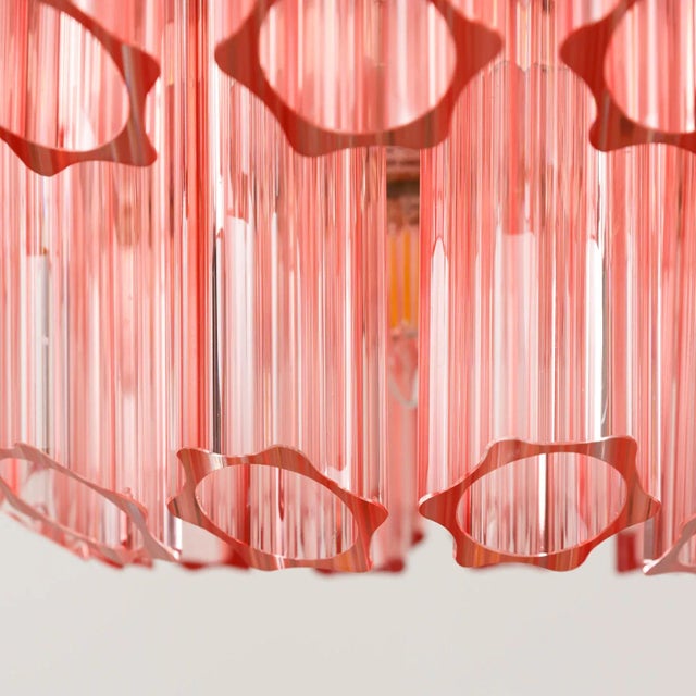 Pink Pink Palermo Chandelier from Pure White Lines For Sale - Image 8 of 11