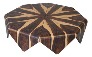 Petala Coffee Table in Cocobolo Wood by Jorge Zalszupin for l'Atelier Brazil, 1959