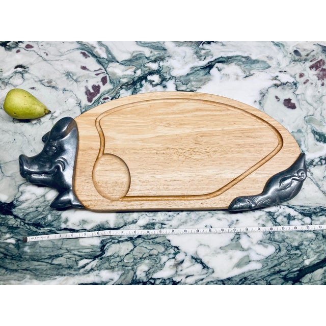 20th Century Carving & Serving Board Tray Platter For Sale In New York - Image 6 of 8