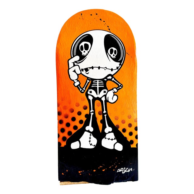 Arsen, At a Glance, 2023, Mixed Media on Wood For Sale