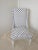 Early 20th Century Vintage Art Deco Accent Chair in Linen Polka Dot Upholstery For Sale - Image 5 of 13