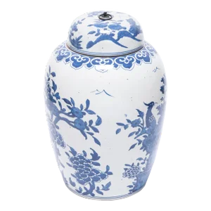 Chinese Blue and White Tea Leaf Jar