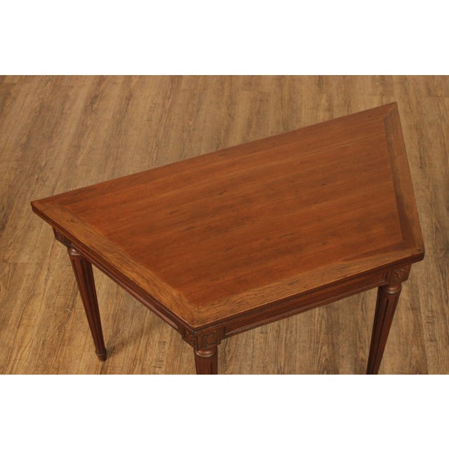 Baker Furniture Company Vintage French Louis XVI Style Game Tables - A Pair For Sale - Image 4 of 12