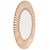 Mid-Century Modern A Cream Glass & Resin Convex Mirror, in the Manner of Line Vautrin. Contemporary. For Sale - Image 3 of 7