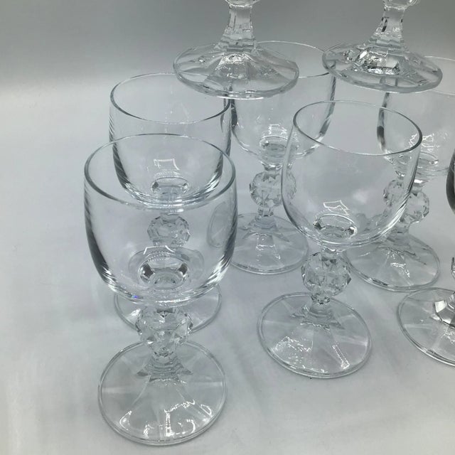 Vintage Claudia Crystal Aperitif/Port Glasses-Set of 8 For Sale - Image 11 of 13