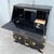 Chinese Black Lacquered and Hand-Painted Secretary Desk For Sale - Image 4 of 8