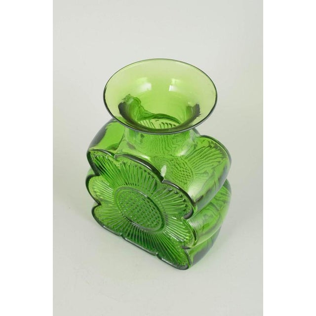 Tamara Aladin for Riihimäen Lasi “Amuletti” vase, 1970s. Iconic green glass vase from the Amuletti series, designed by...