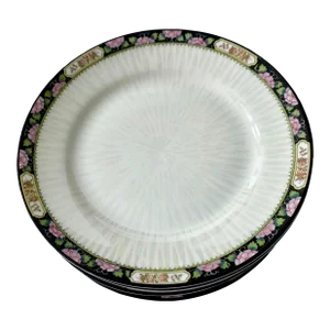 Mid 20th Century Kokura Dessert Plates, Made in Japan- Set of 6