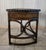 Mid-Century Modern 1970s French Side Table Faux Ostrich Leather Bamboo Wood For Sale - Image 3 of 13
