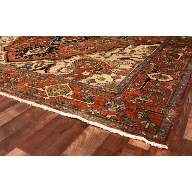 Classic, timeless, elegant! Serapi rugs are among the most famous Persian rugs, known for their stunning geometric...