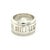 Contemporary 1990s Tiffany & Co Estate Atlas Ring Size 4 Silver 11 mm, Size 4 For Sale - Image 3 of 7