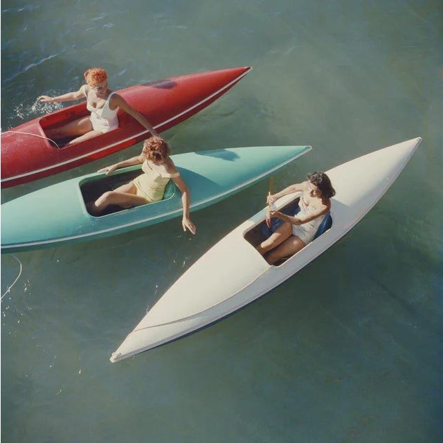 Slim Aarons 'Lake Tahoe Trip' Contemporary Archival Color Photograph Print From the Original Negative by Getty - 30x30 For Sale