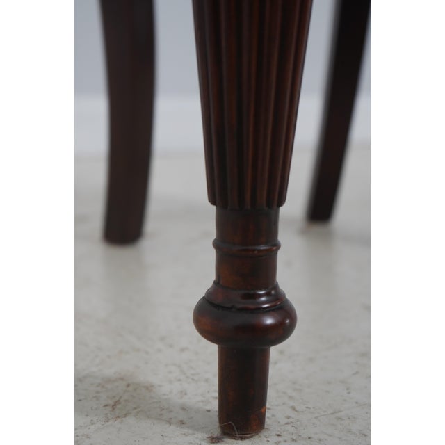 Pair of Caribbean Mahogany Armchairs With Cane Seats For Sale - Image 14 of 18