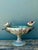 Ceramic Vintage Glazed Ceramic Floral Bird Urns - A Pair For Sale - Image 7 of 12